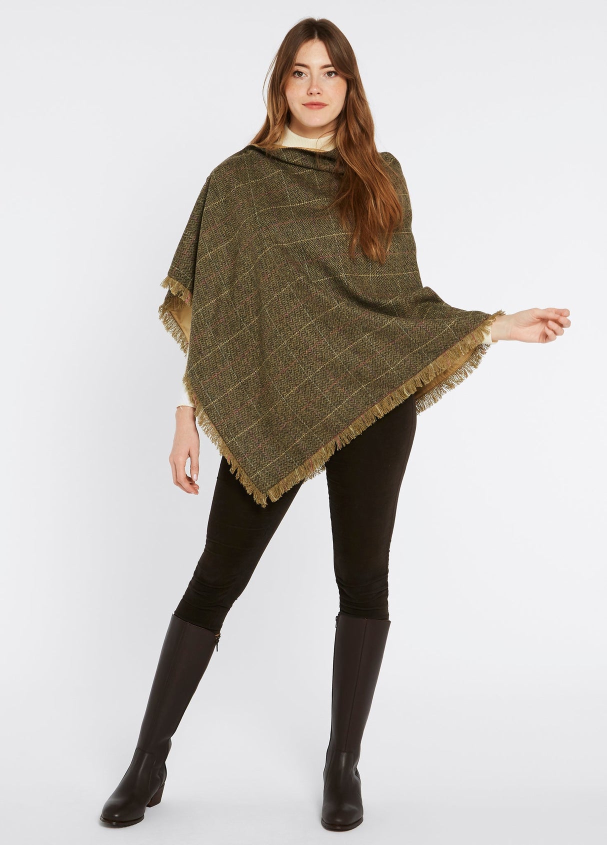 Dubarry Hazelwood W Poncho - Thistle - One size