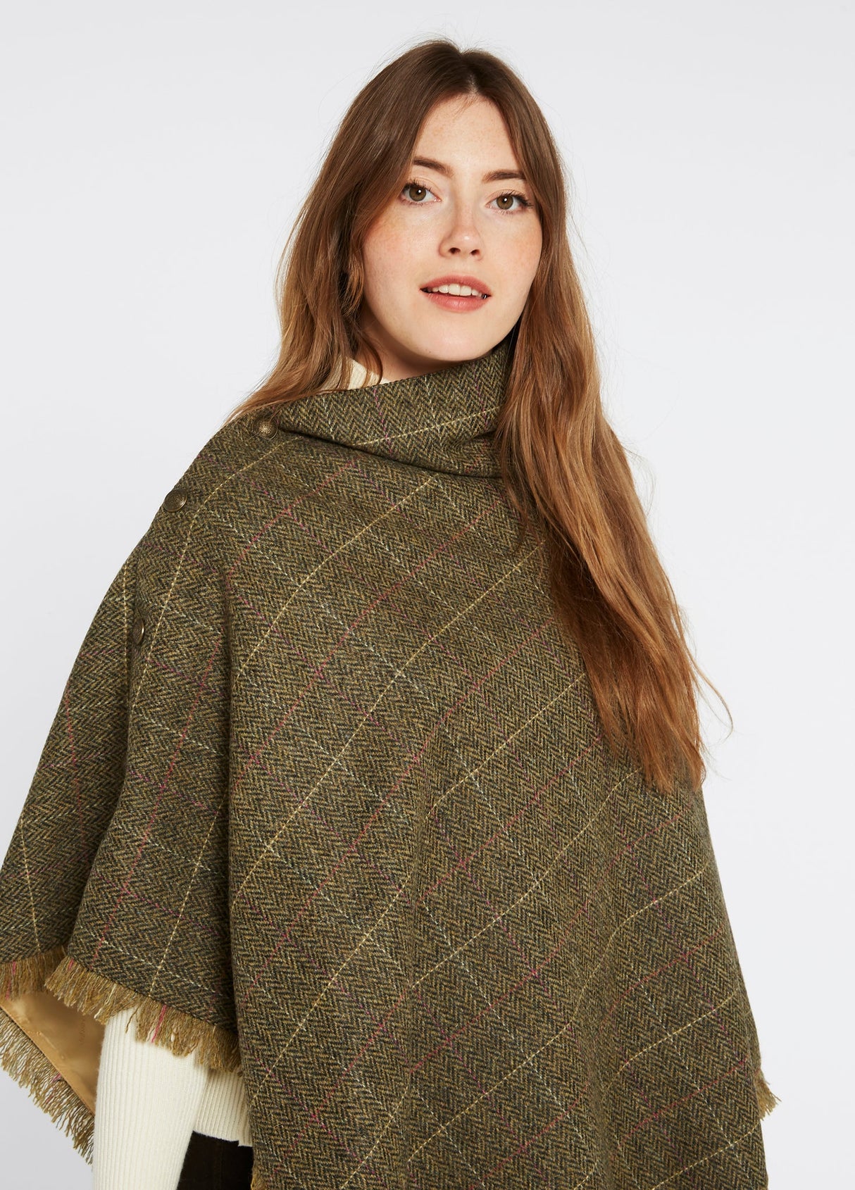 Dubarry Hazelwood W Poncho - Thistle - One size