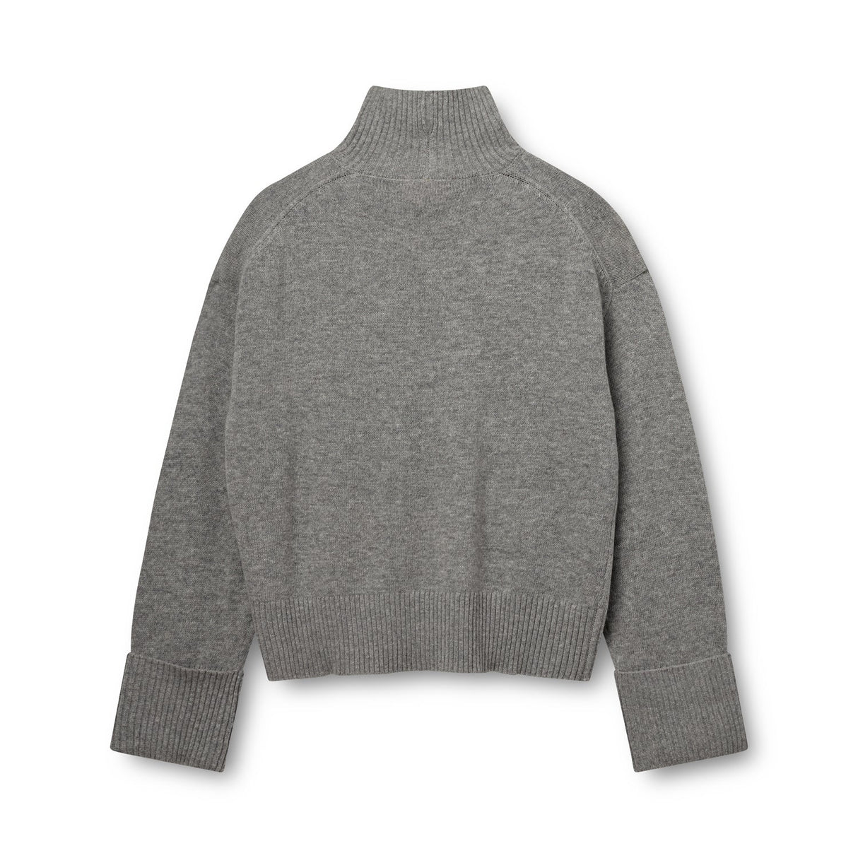 Kopenhaken Johanne Turtle Strik - Dame - Light Grey Melange