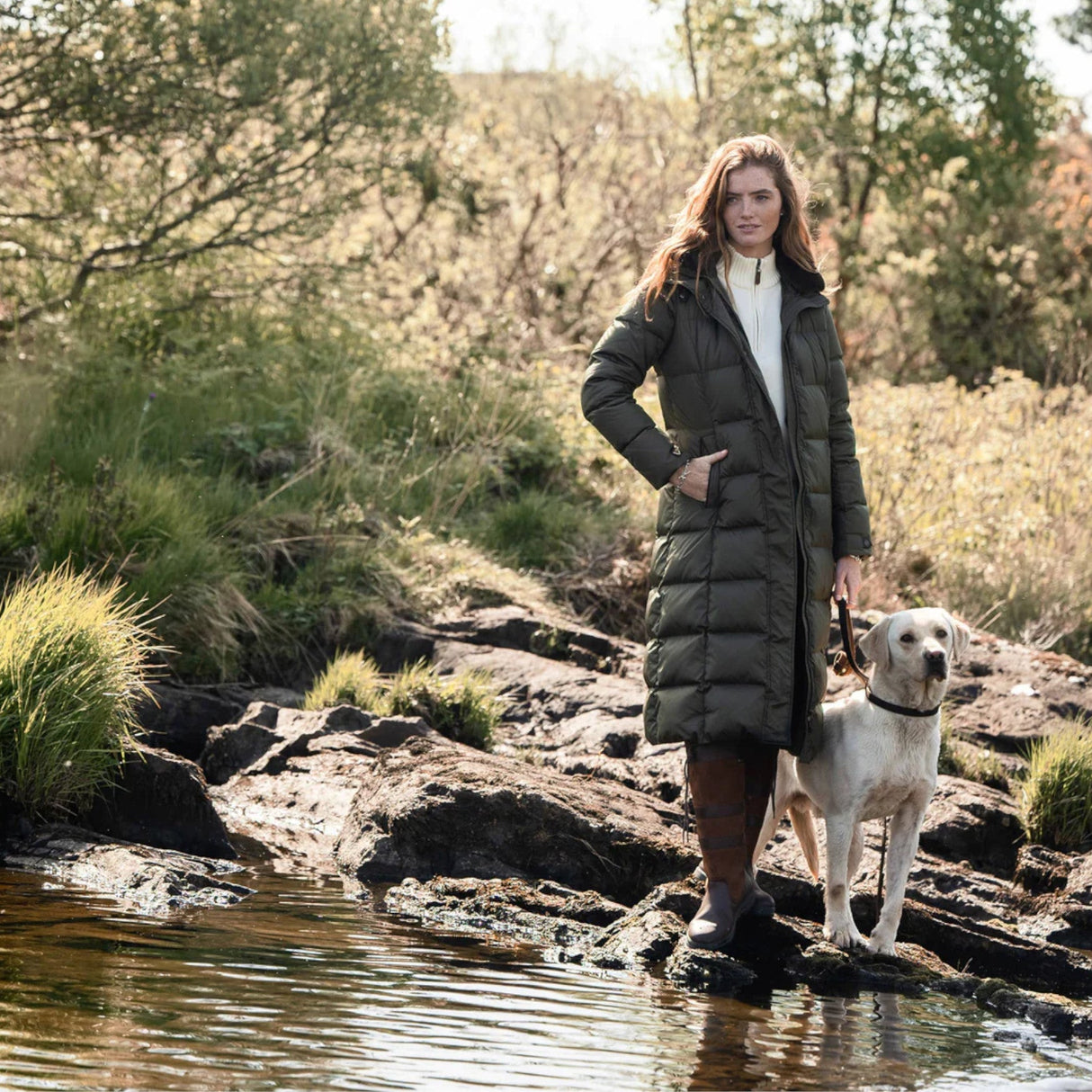 Dubarry Aldborough Dunfrakke - Dame - Olive