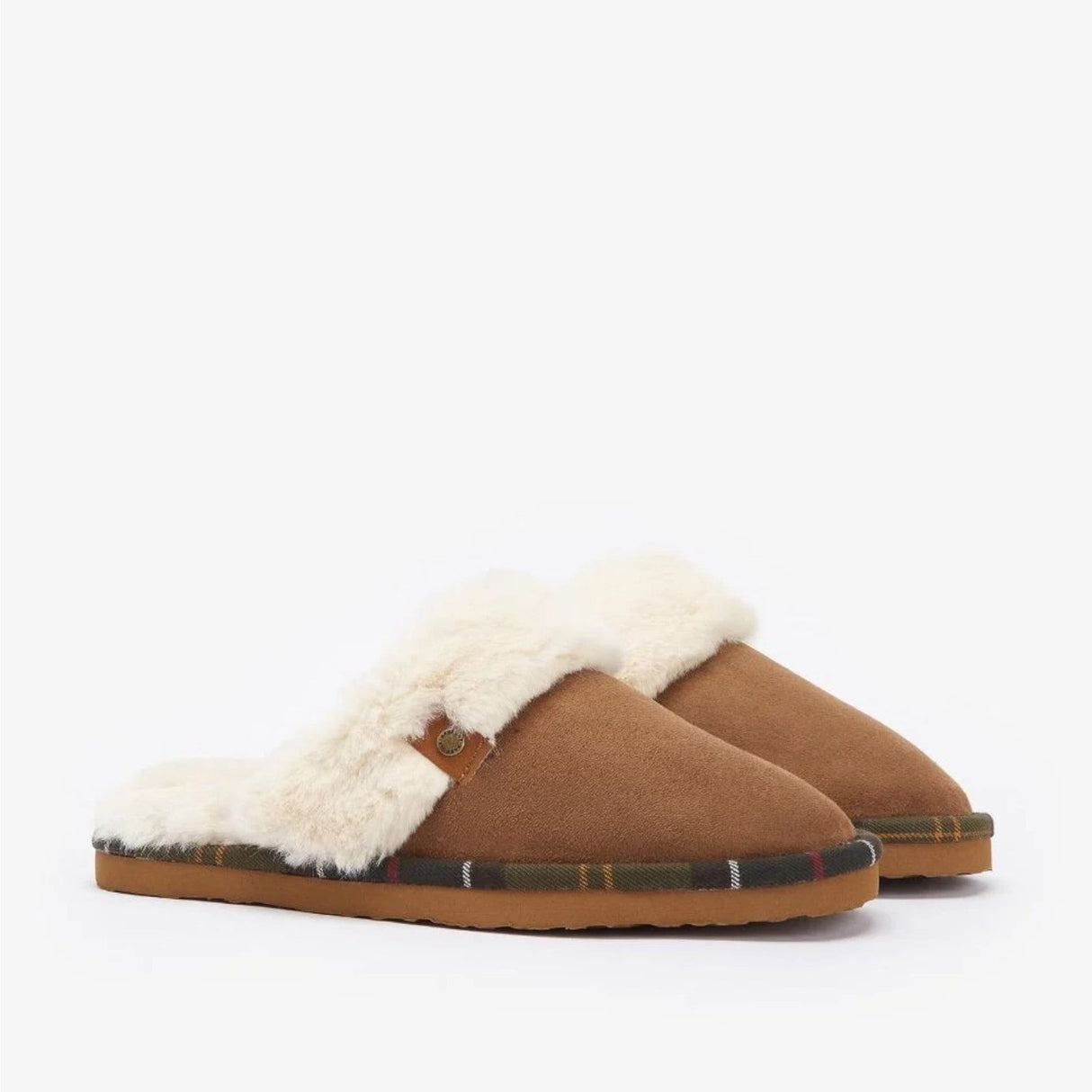 Barbour Claudia Mule Slipper - Dame - Camel