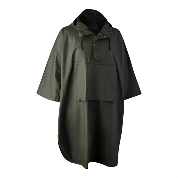 Deerhunter Hurricane Regn Poncho - Unisex - Art green