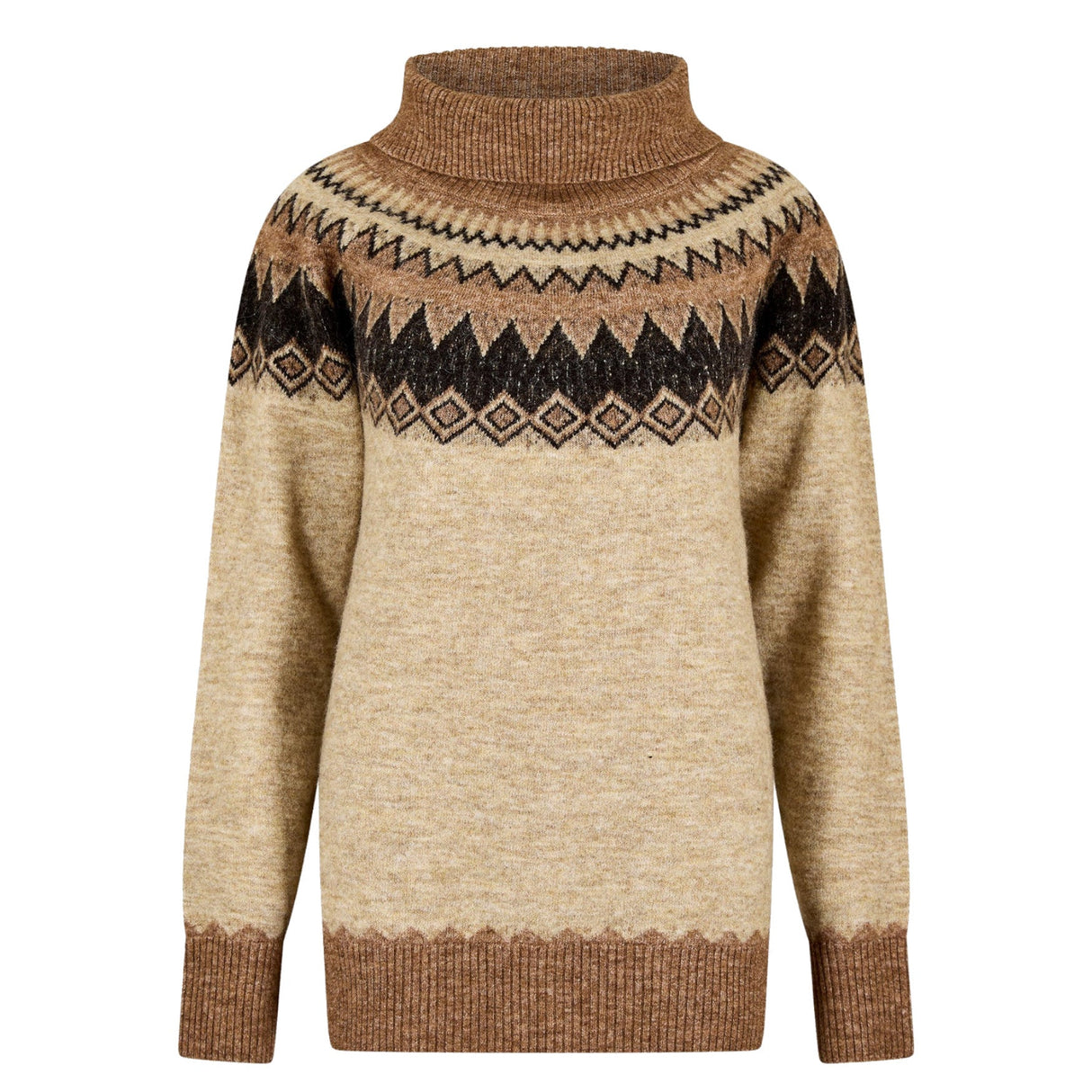 Dubarry Devlin Fair Isle pattern sweater - Dame - Oat Multi