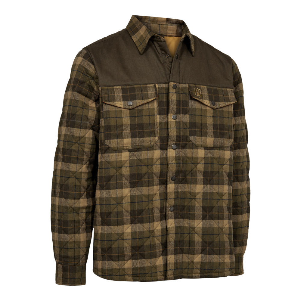 Deerhunter Elbert Vatteret Skjortejakke - Herre - Brown Check