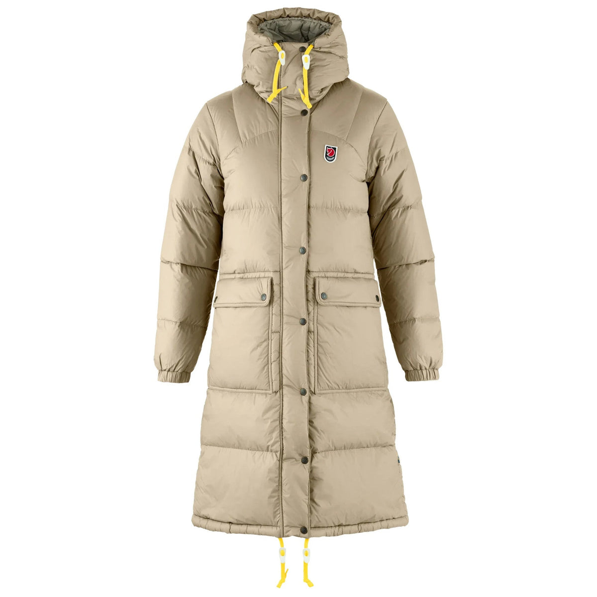 Fjällräven Expedition Long Down Parka W Dunfrakke - Dame - Fossil