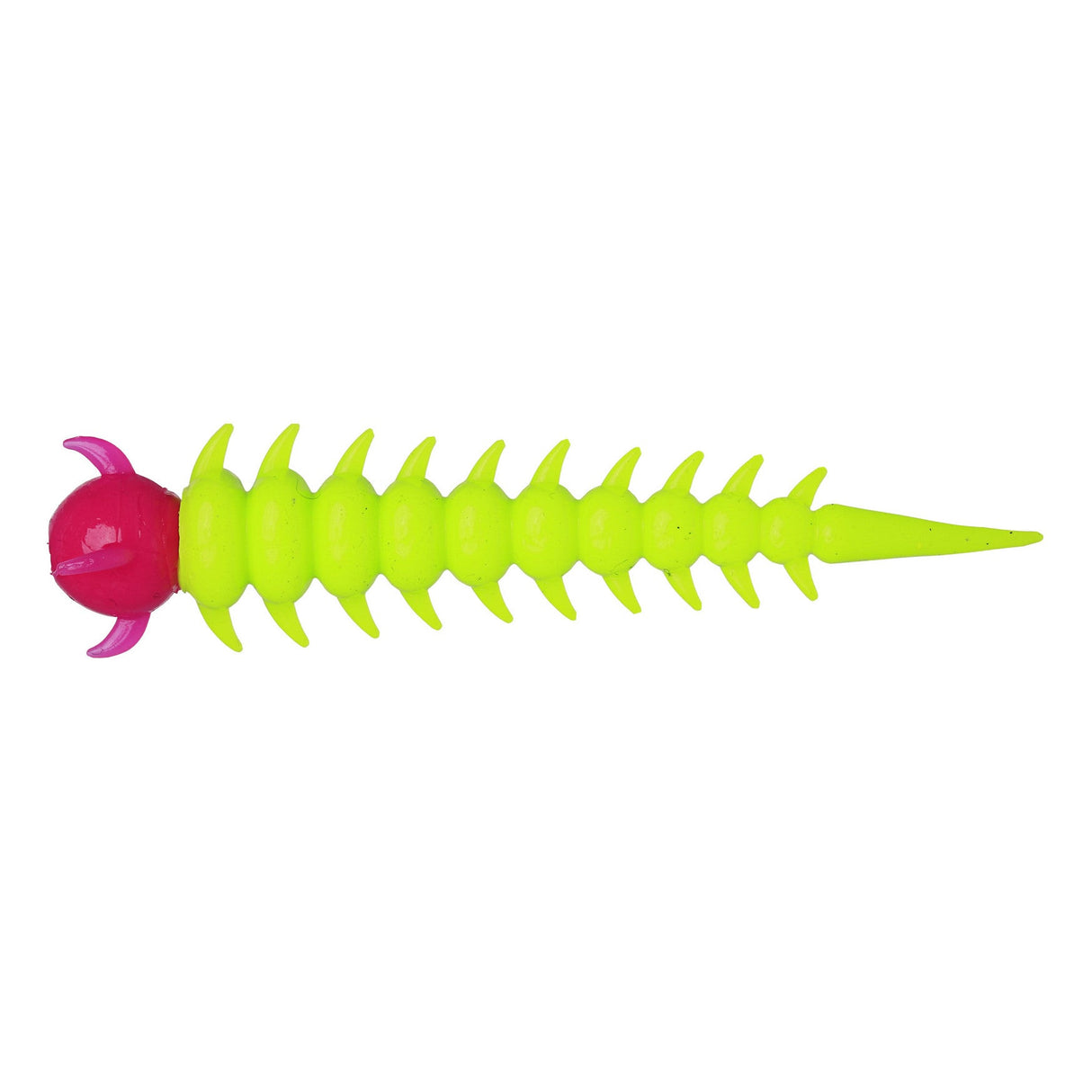 Westin Greedy Worm Gummiagn - Banana - Charteuse/Pink
