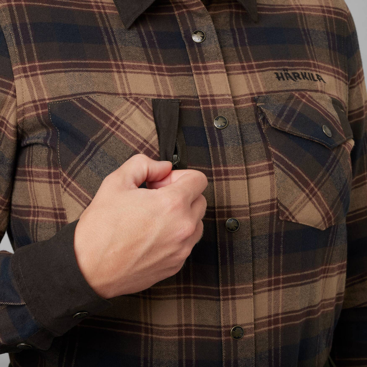 Härkila Aivak L/S Lady skjorte - Dame - Burgundy