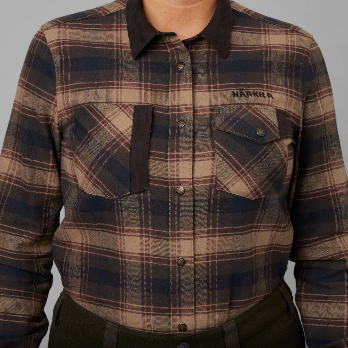 Härkila Aivak L/S Lady skjorte - Dame - Burgundy