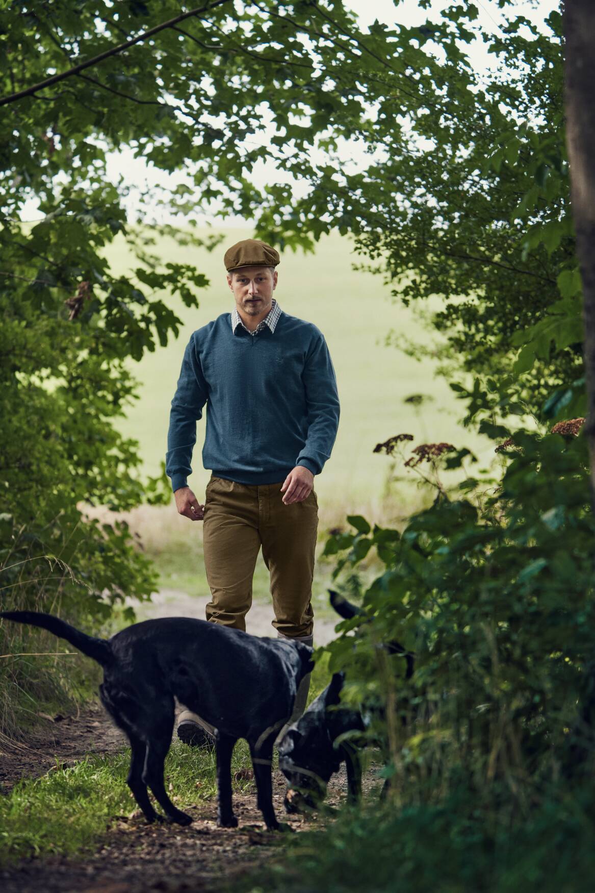 Härkila Glenmore pullover - Herre - Heritage blue