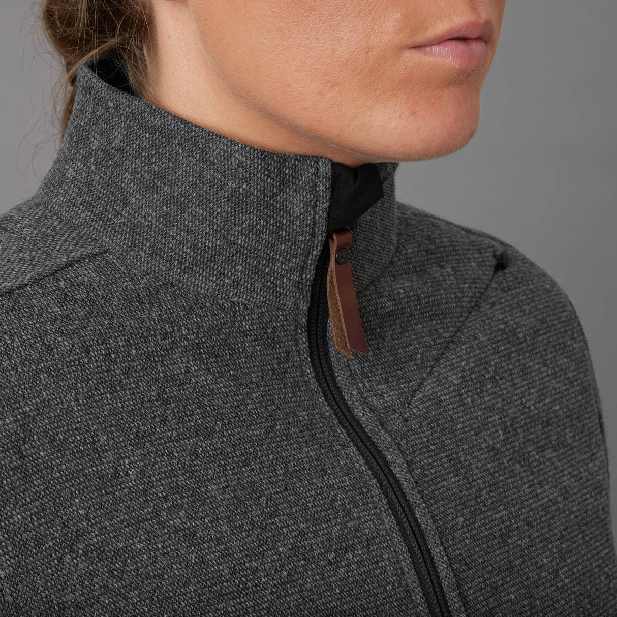 Härkila Metso full zip Lady Fleece - Dame - Slate grey