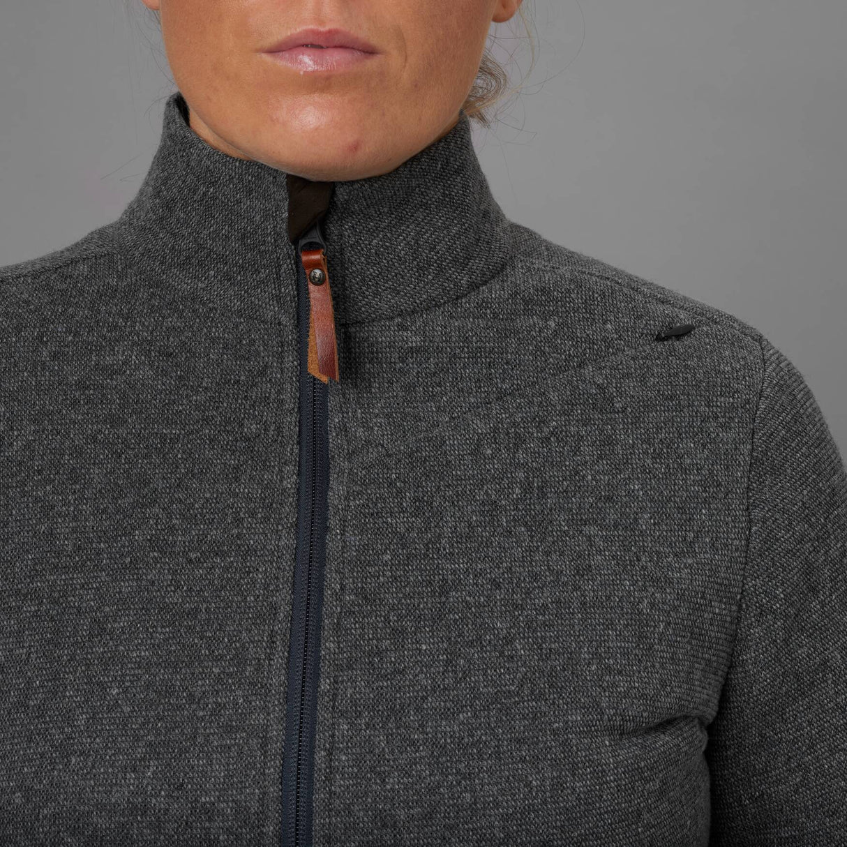 Härkila Metso full zip Lady Fleece - Dame - Slate grey