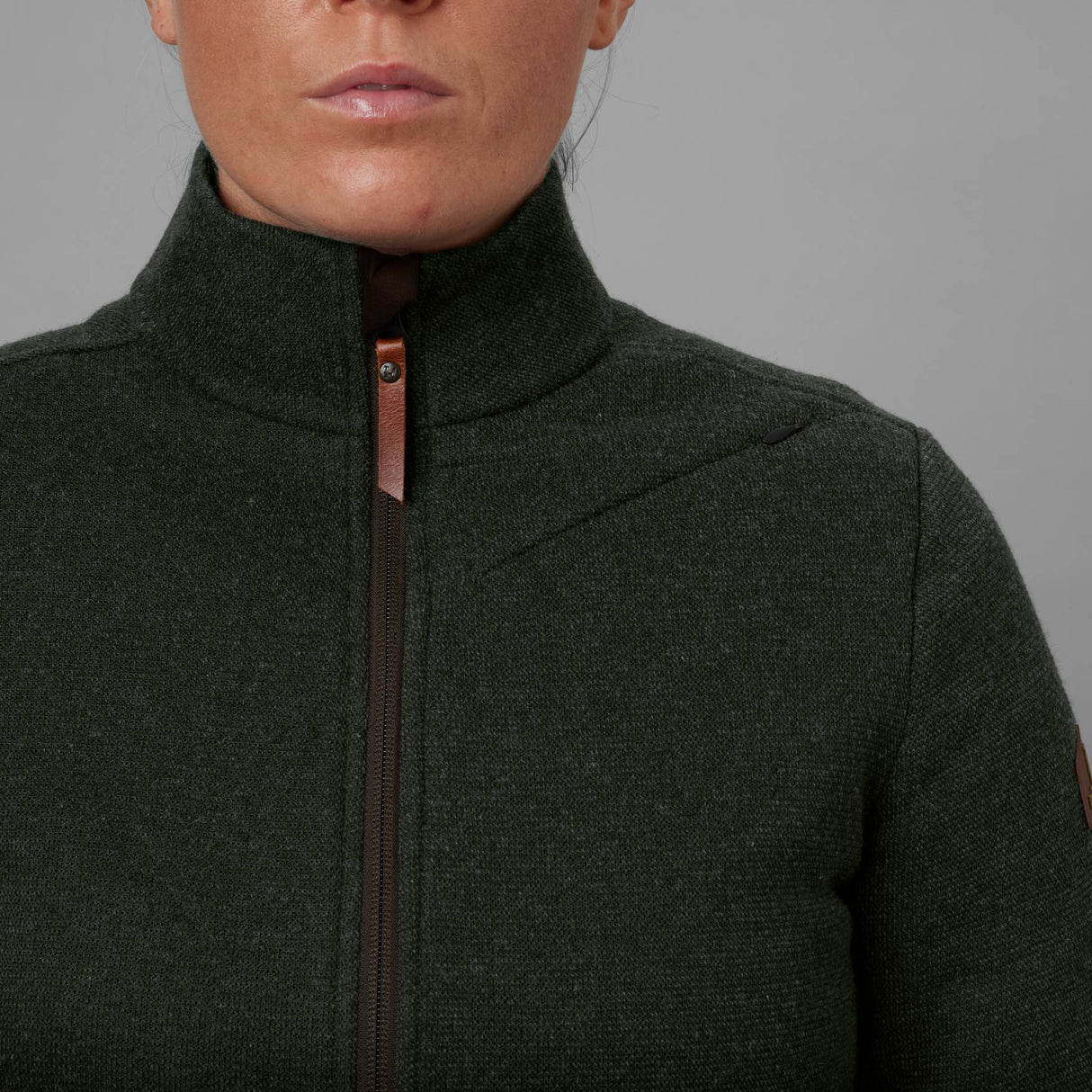 Härkila Metso full zip Lady Fleece - Dame - Willow green