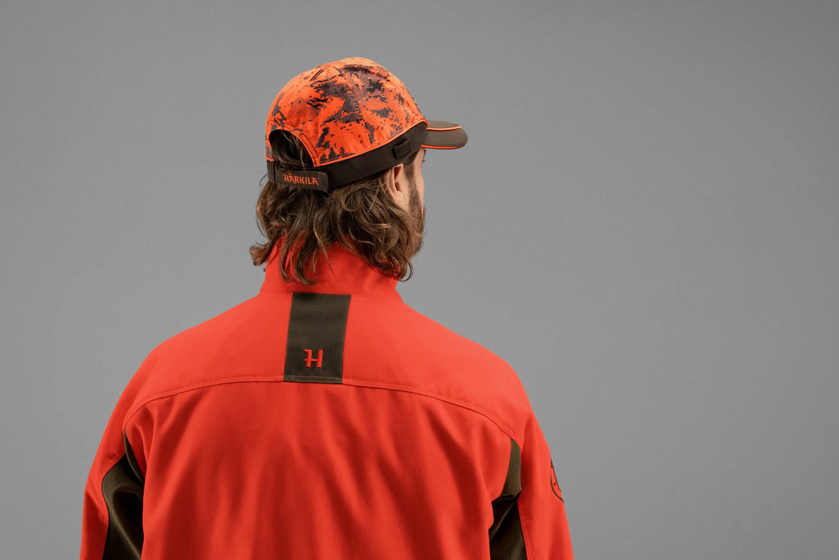 Härkila Wildboar Pro Light cap - AXIS MSP® Orange Blaze/Shadow brown - One size