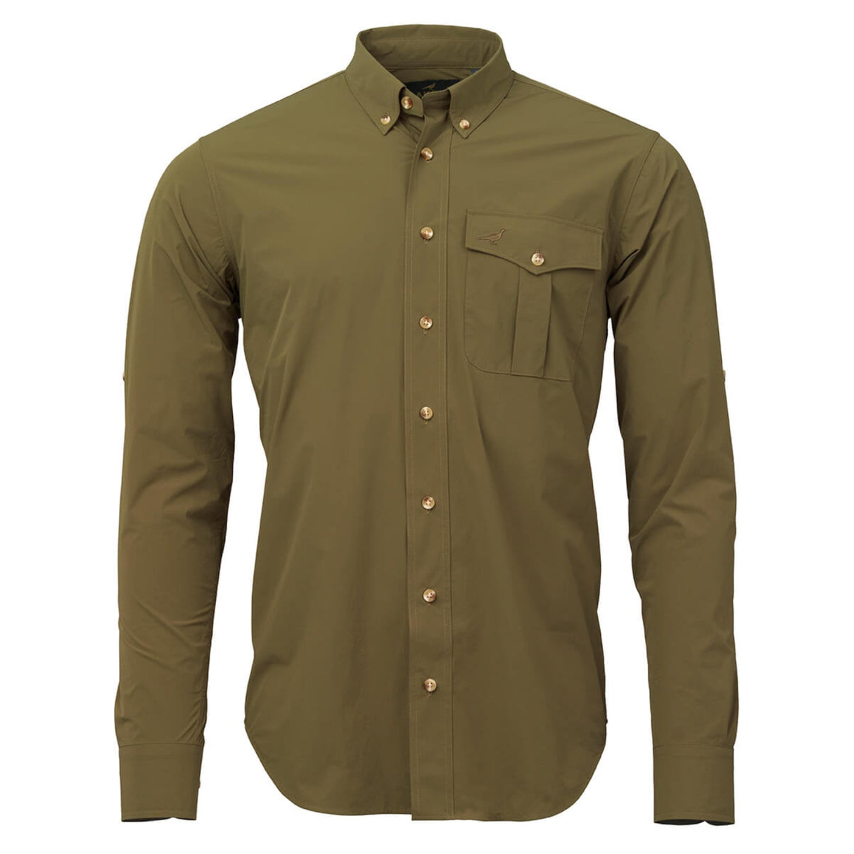 Laksen Kinshasa Tech Skjorte - Herre - Olive Green