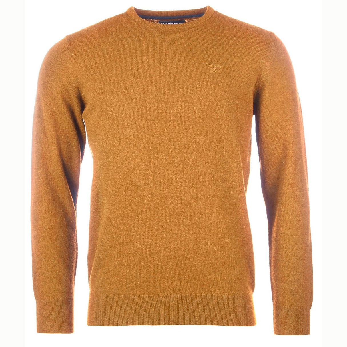 Barbour Essential Lambswool Crew - Herre - Dark Copper