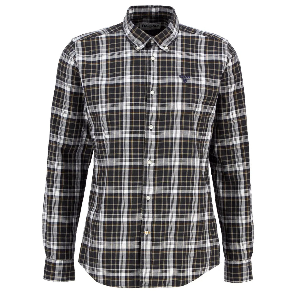 Barbour Mosswood Tailored Checked Skjorte - Herre - Olive