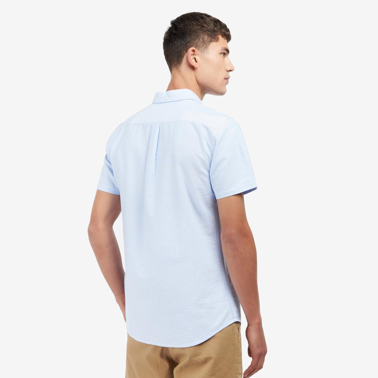 Barbour Oxtown S/S Skjorte Herreskjorte - Sky
