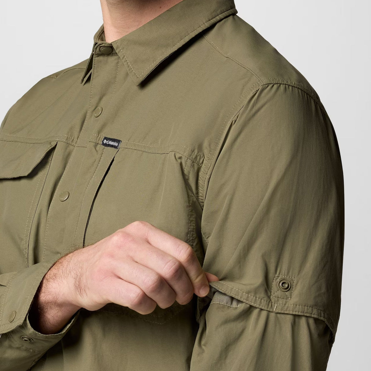 Columbia Skien Valley L/S Skjorte - Herre - Stone Green
