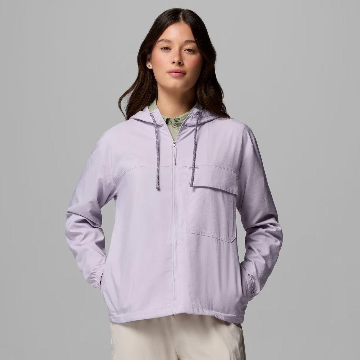 Columbia Skien Valley Hooded L/S Skjortejakke - Dame - Lavender Pearl