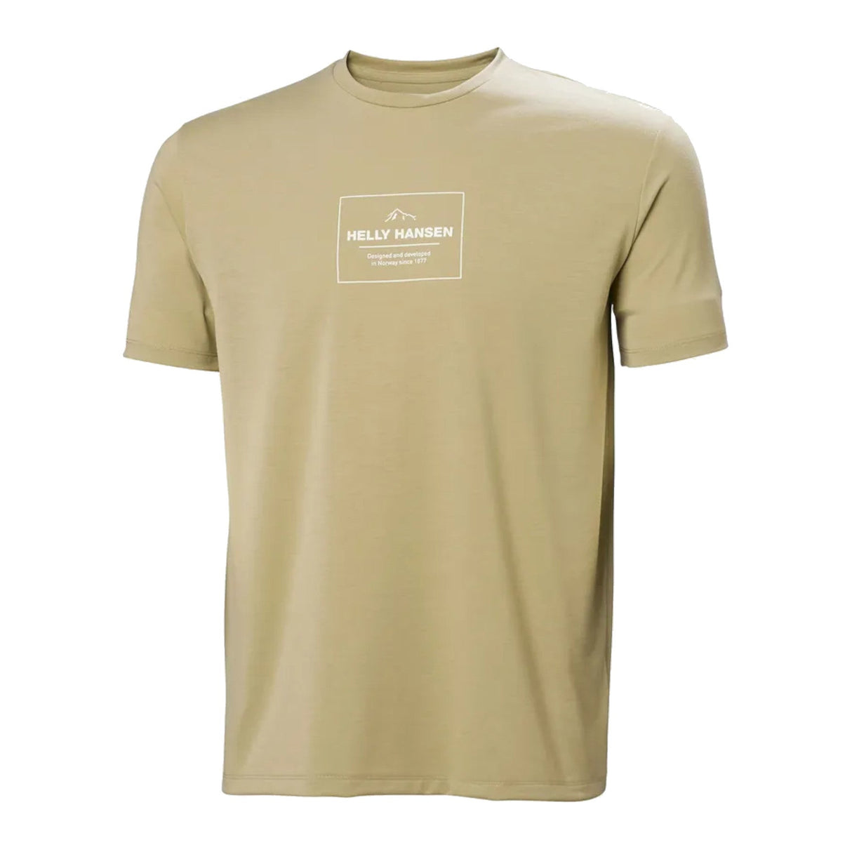 Helly Hansen Skog Graphic T-Shirt - Herre - Pebble