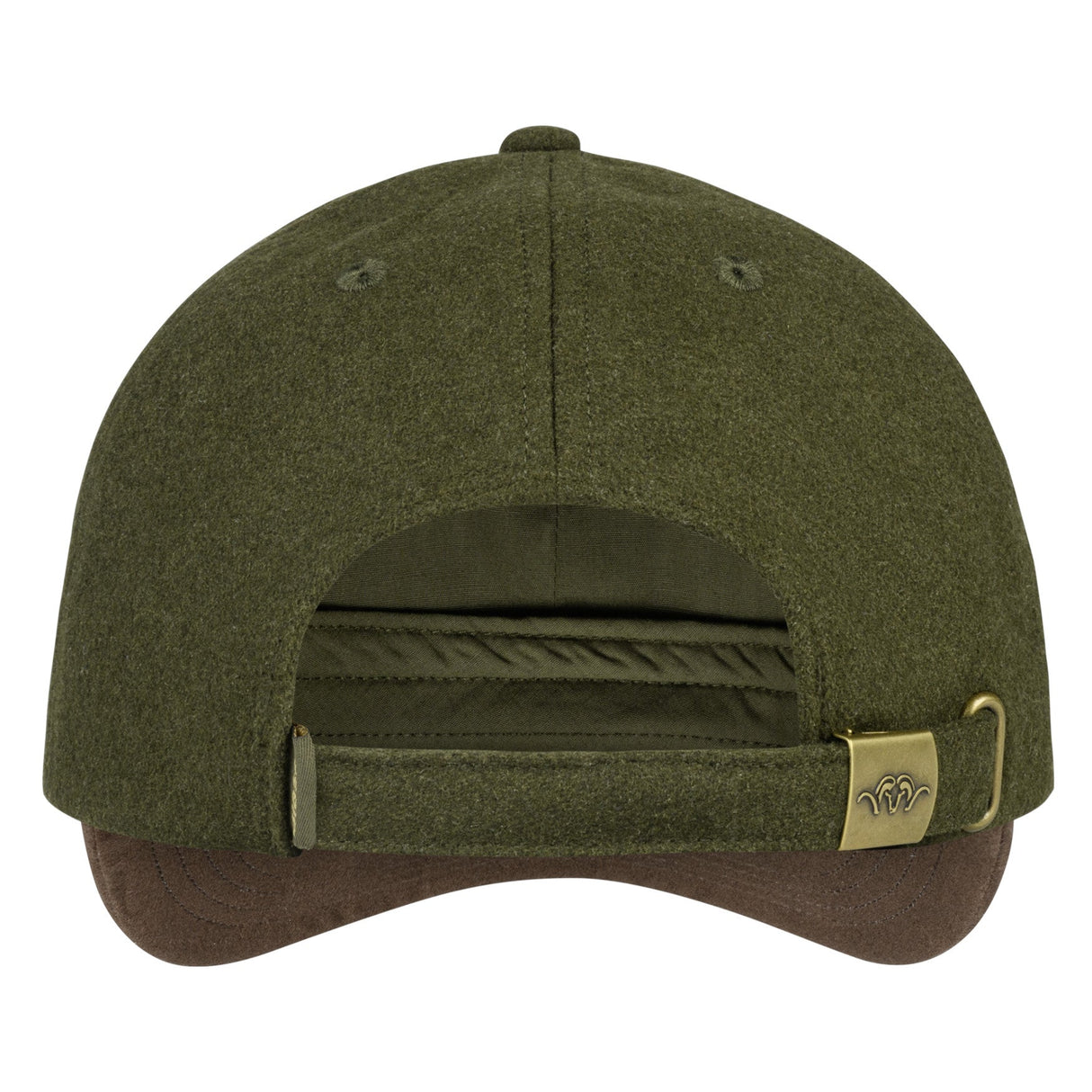 Blaser Suede Felt Kasket - Dark Olive/Dark Brown