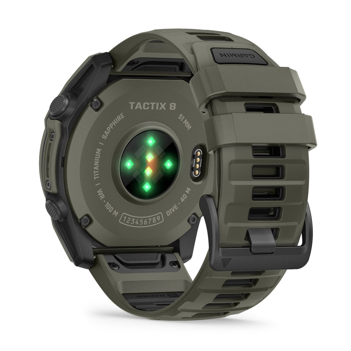 Garmin Tactix® 8 Cerakote Taktisk Smartwatch - AMOLED - 51 mm - Olive Drab
