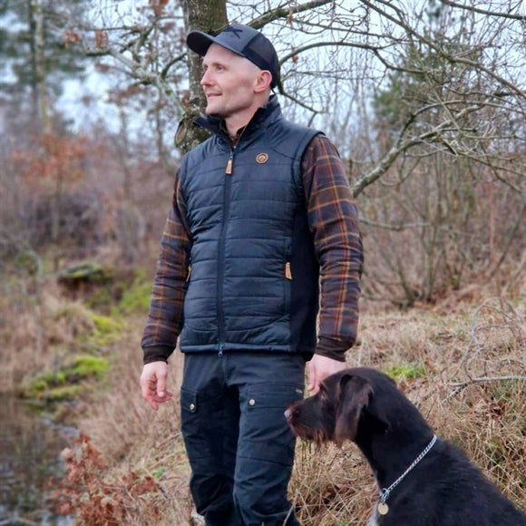 Happyhot Alaska Deluxe Varmevest - Herre - Sort