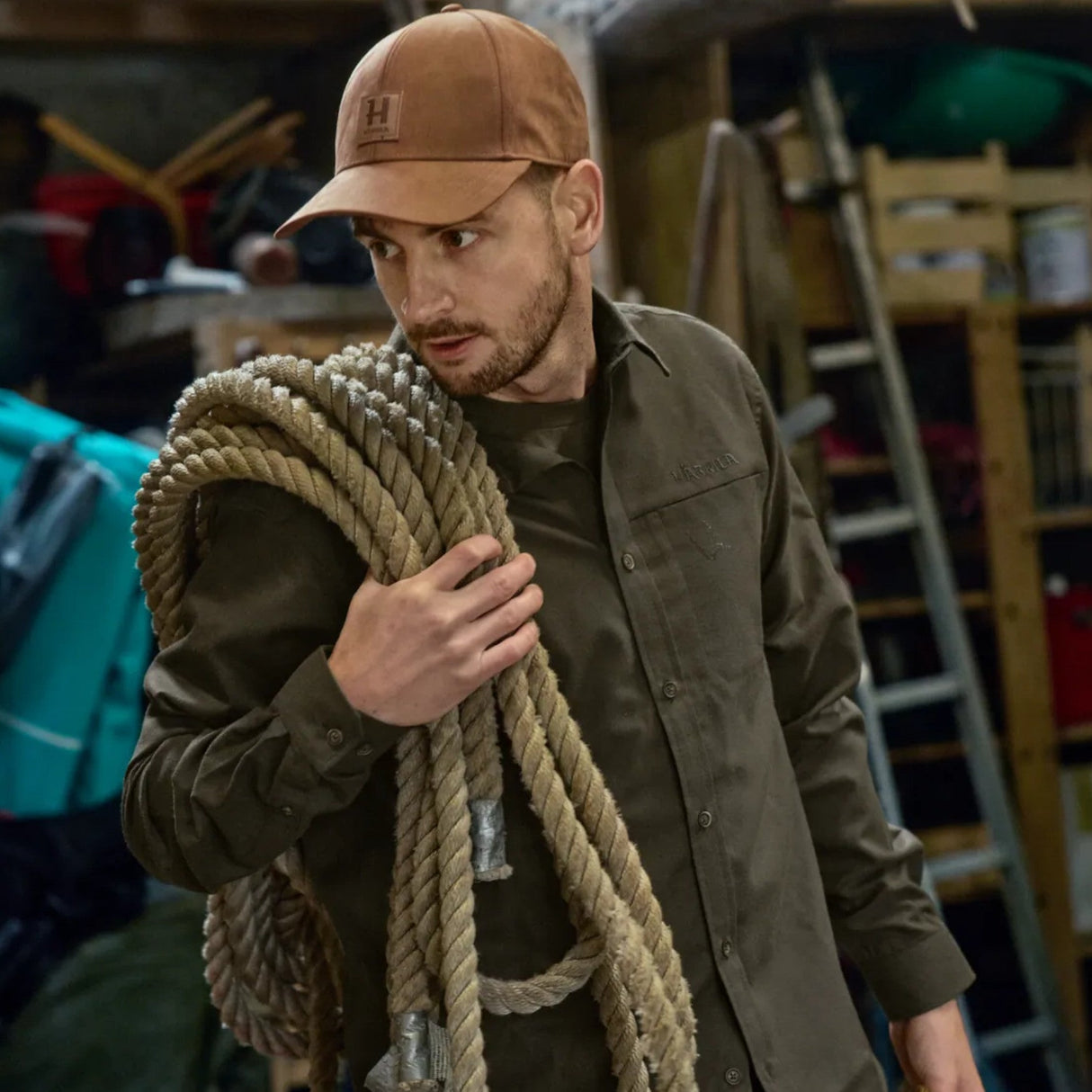 Härkila Alto L/S Skjorte - Herre - Willow Green