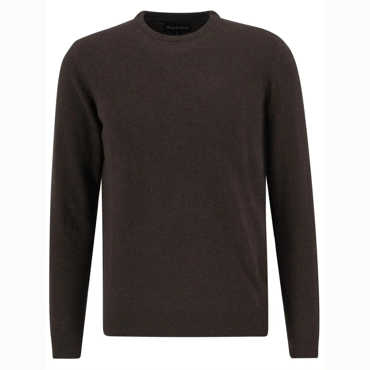 Barbour Essential Lambswool Crew - Herre - Dark Oak