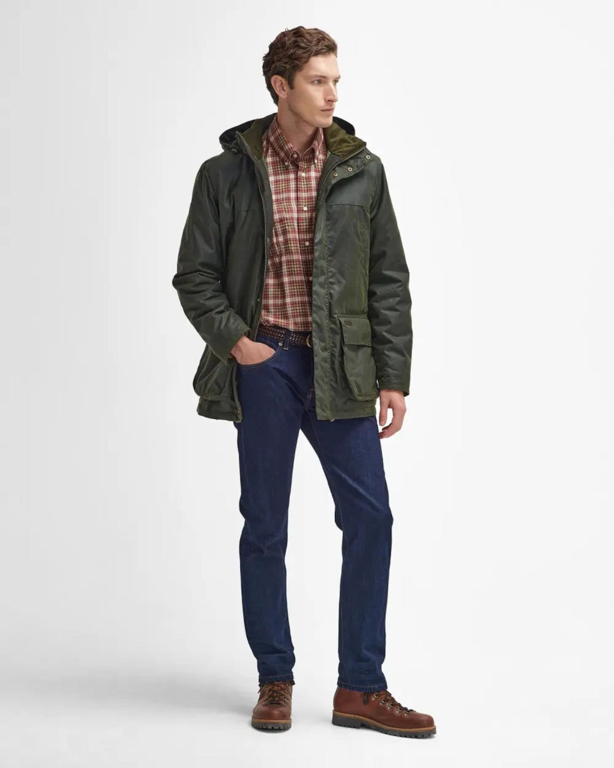 Barbour Bleaberry Wax Jakke - Herre - Fern