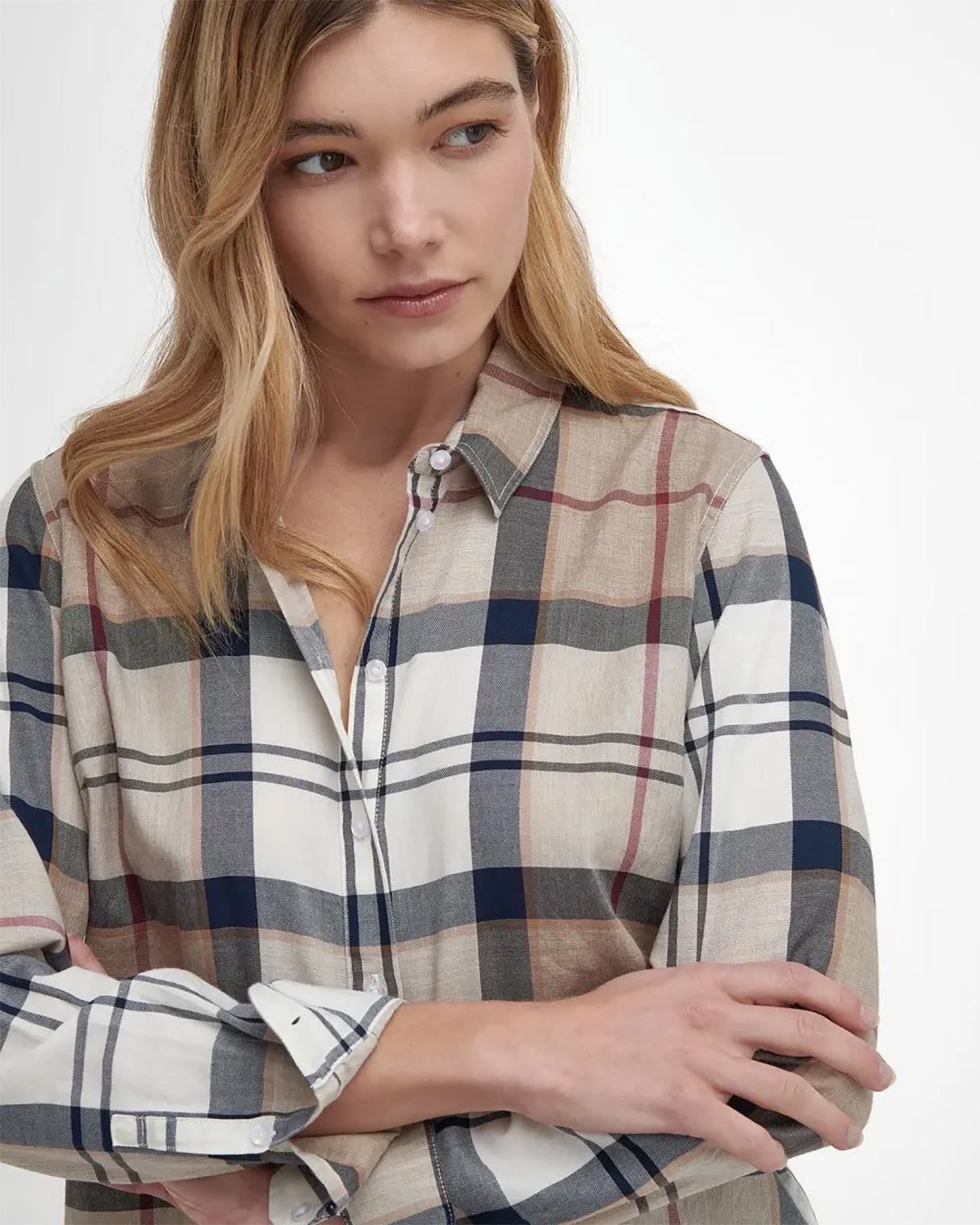 Barbour Bredon Check Skjorte - Dame - Hessian Tartan