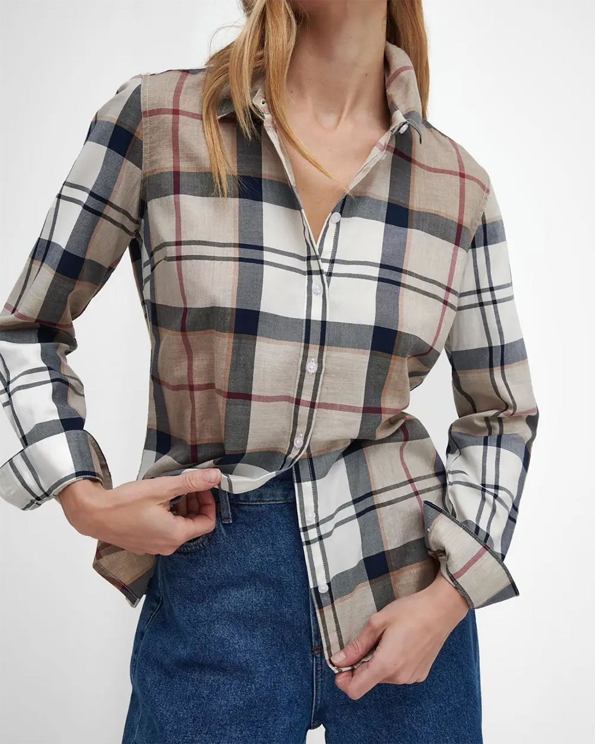Barbour Bredon Check Skjorte - Dame - Hessian Tartan