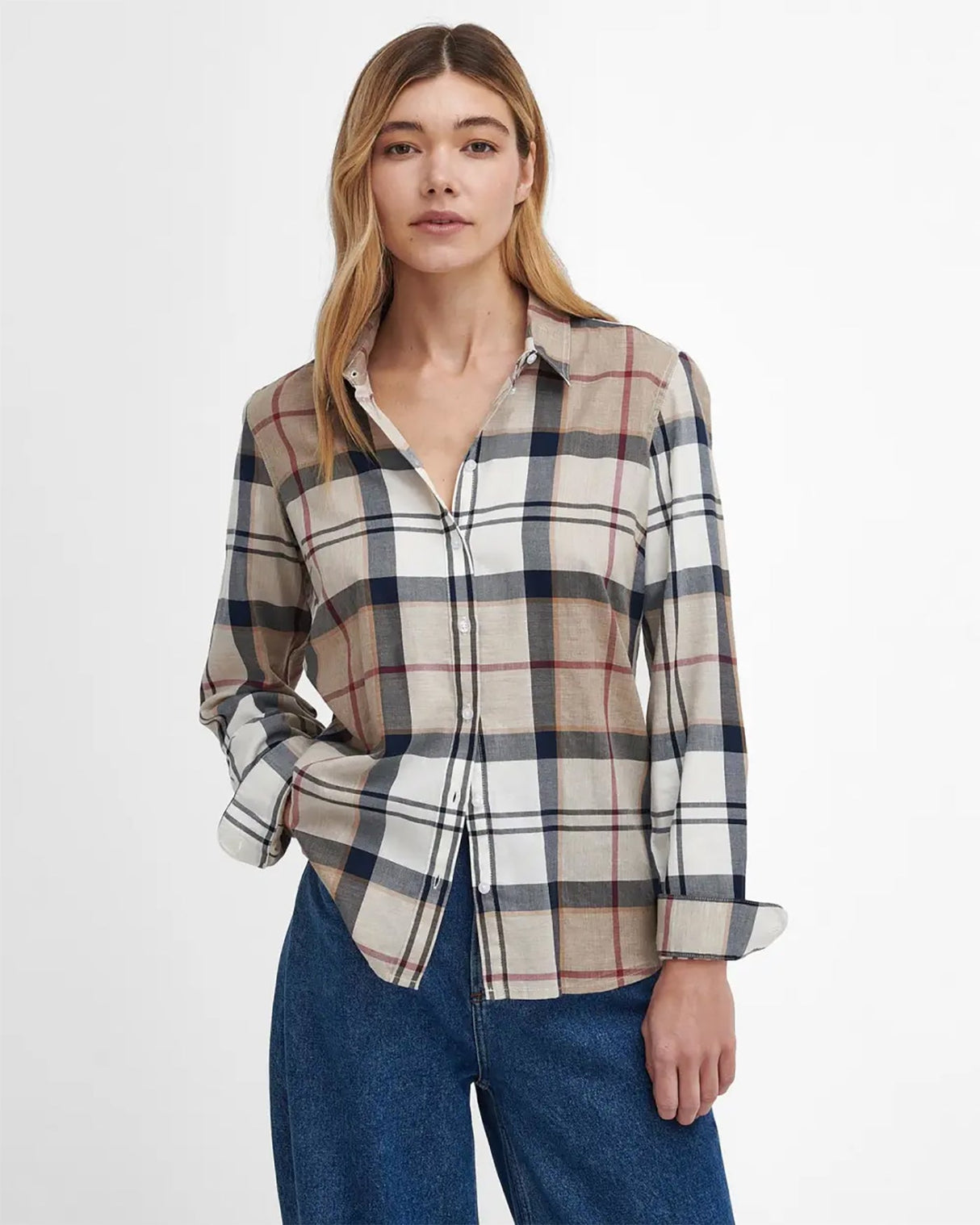Barbour Bredon Check Skjorte - Dame - Hessian Tartan