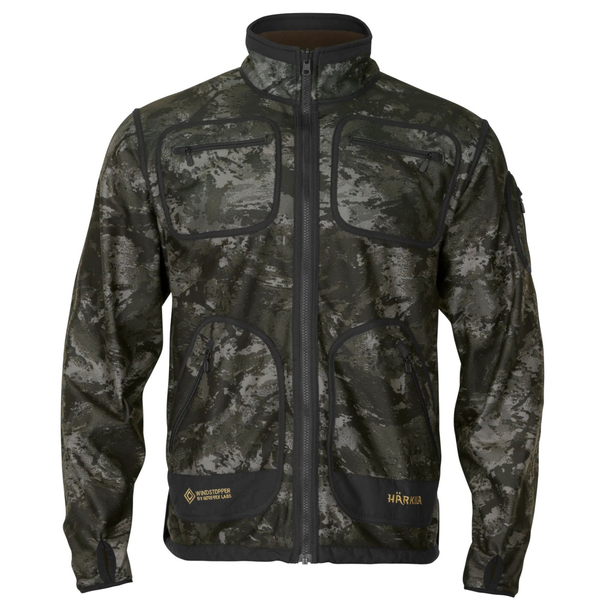 Härkila Kamko NOCTYX WSP Reversible Fleecejakke - Herre - Axis MSP Black/Willow Green