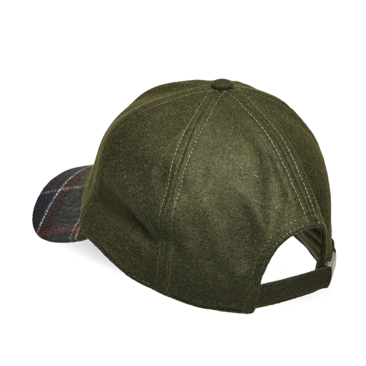 Barbour Roker Sports Kasket - Unisex - One Size - Forest Green/Classic Tartan