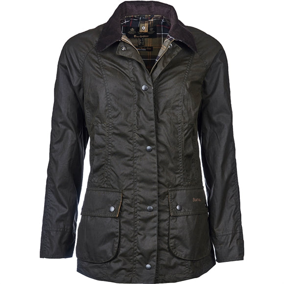 Barbour Classic Beadnell Wax Jakke - Dame - Olive