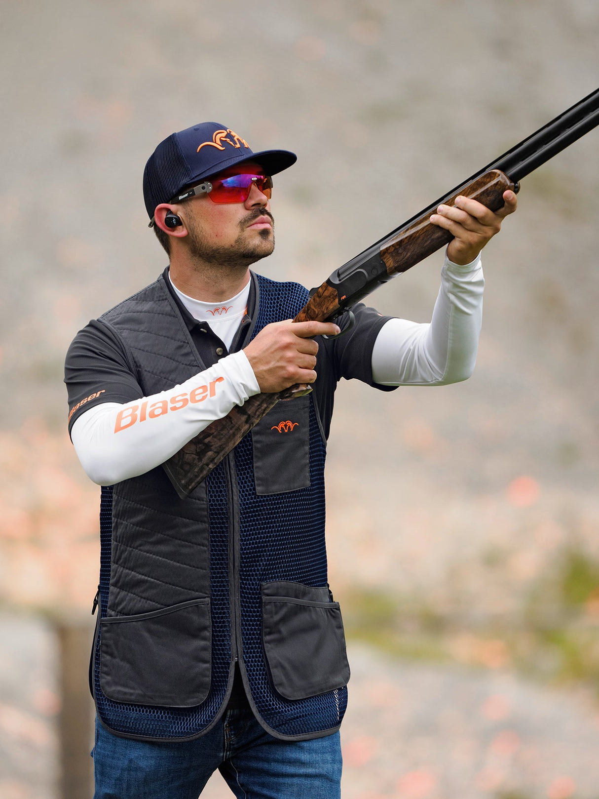 Blaser Robert Competition Skydevest - Herre - Marine