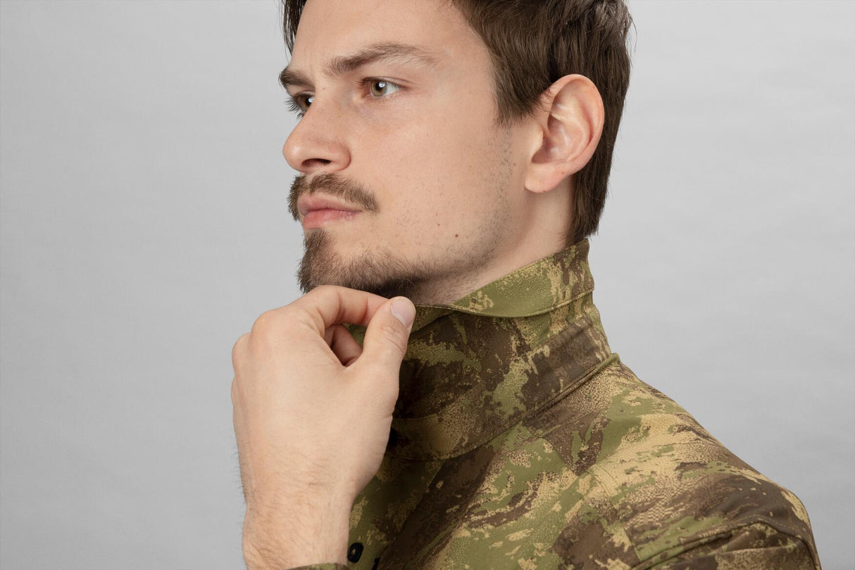 Härkila Deer Stalker Camo L/S Skjorte - Herre - AXIS MSP®Forest green