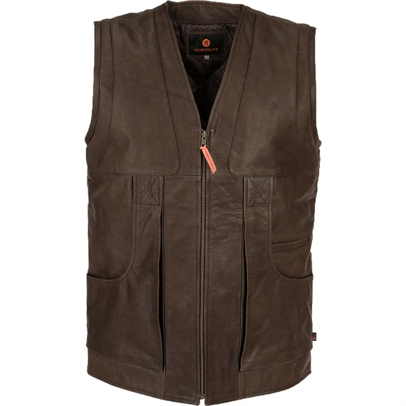 Nordhunt Ward Nubuck Lædervest - Herre - Brun