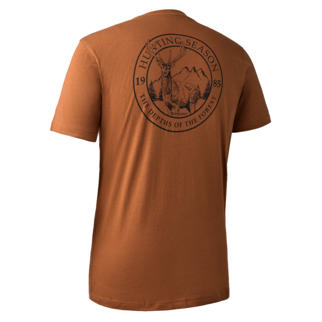 Deerhunter Easton T-Shirt - Herre - Burnt Orange