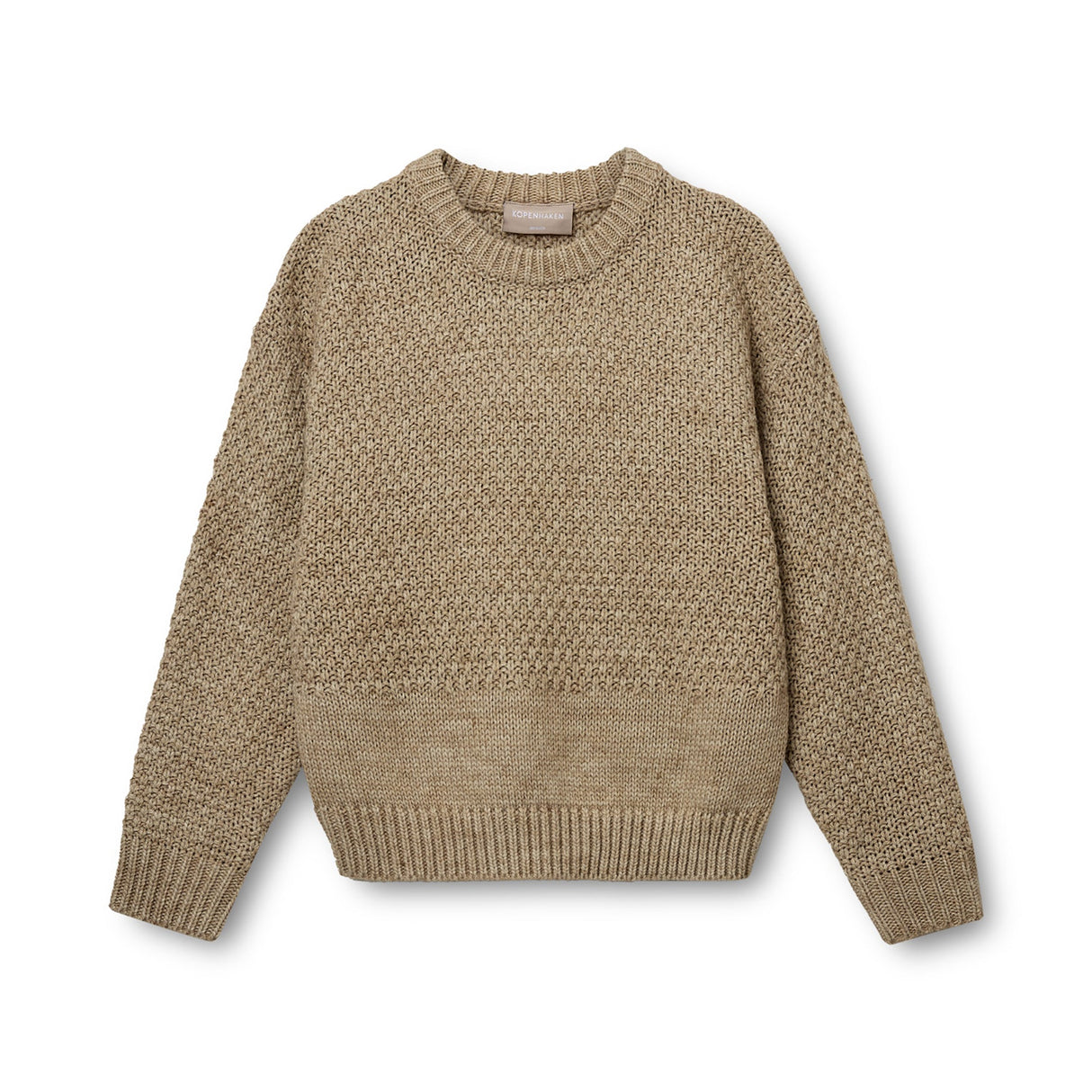 Kopenhaken Elina O-Neck - Dame - Dessert Taupe