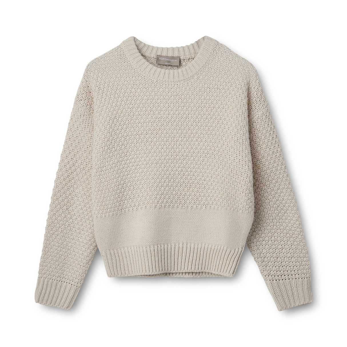 Kopenhaken Elina O-Neck - Dame - Buttercreme