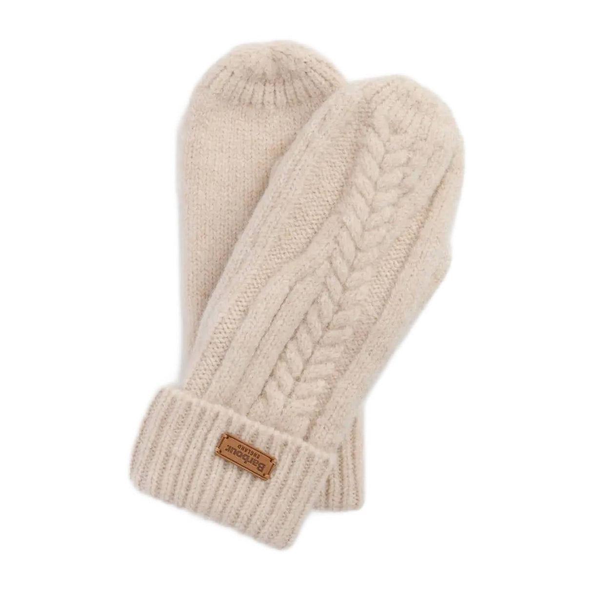 Barbour Elsdon Strikluffer - Dame - One Size - Eggshell