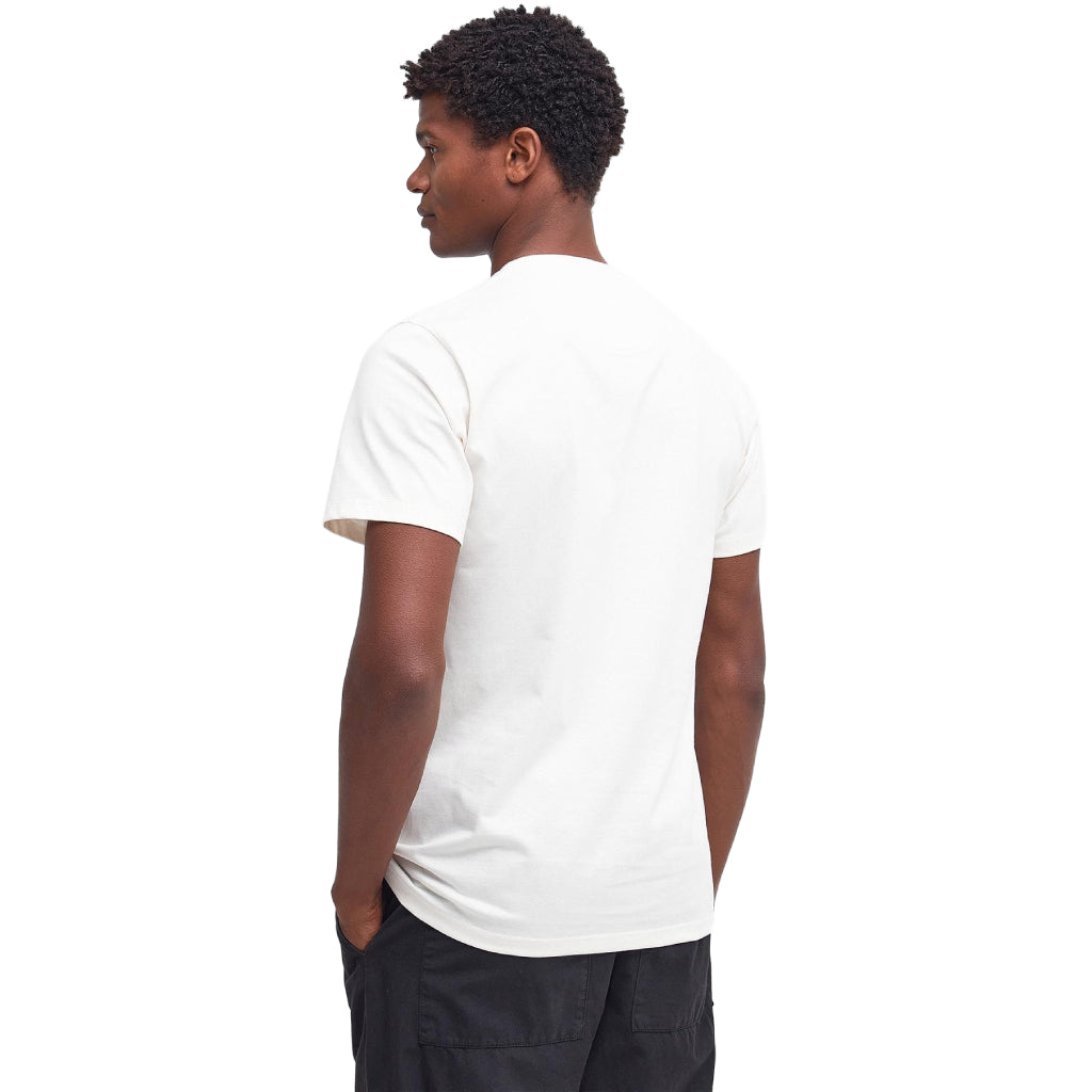 Barbour Essential Sports Tee - Herre - Whisper White