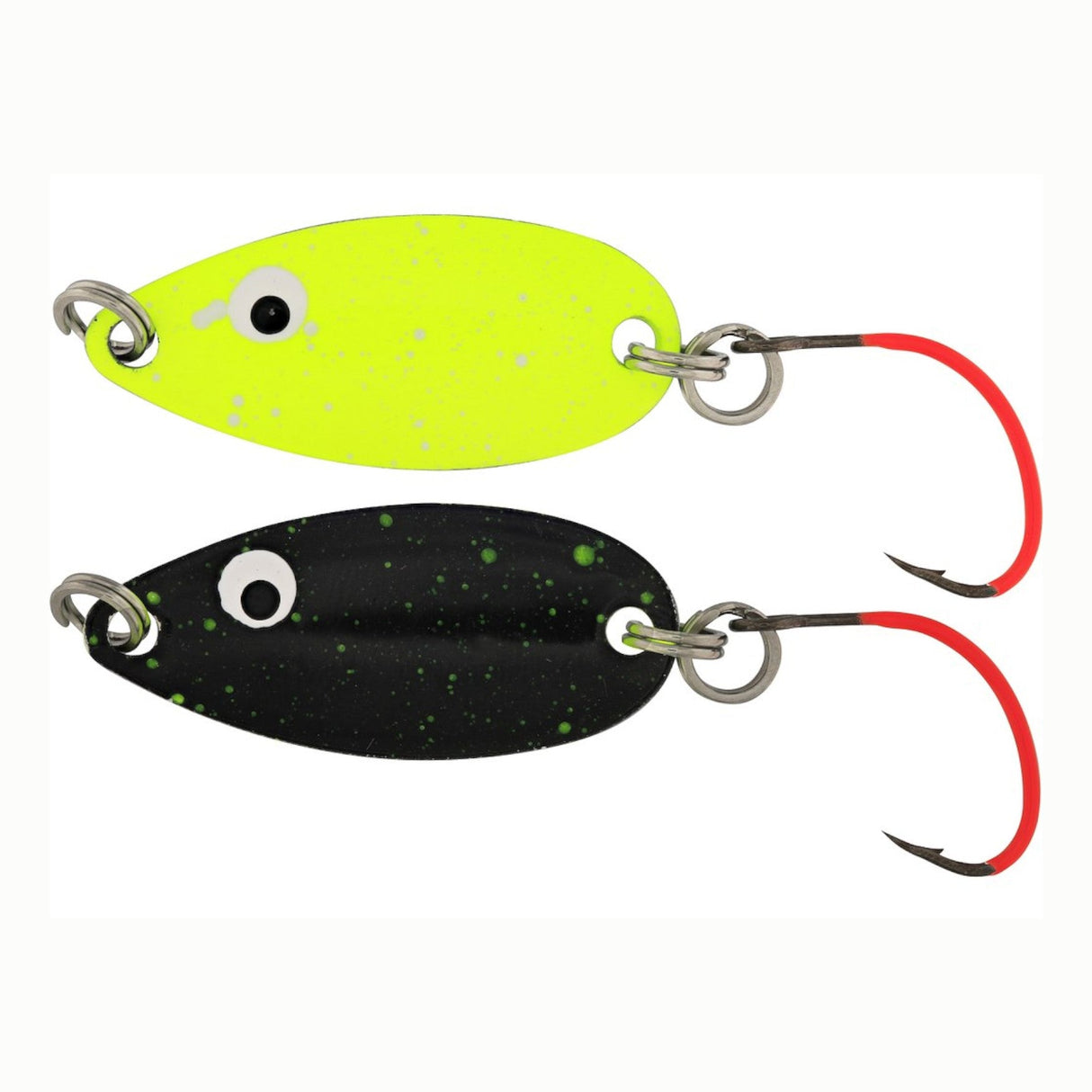 Fidusen Slim Ultimate Mikroblink - Black/Chartreuse Splat