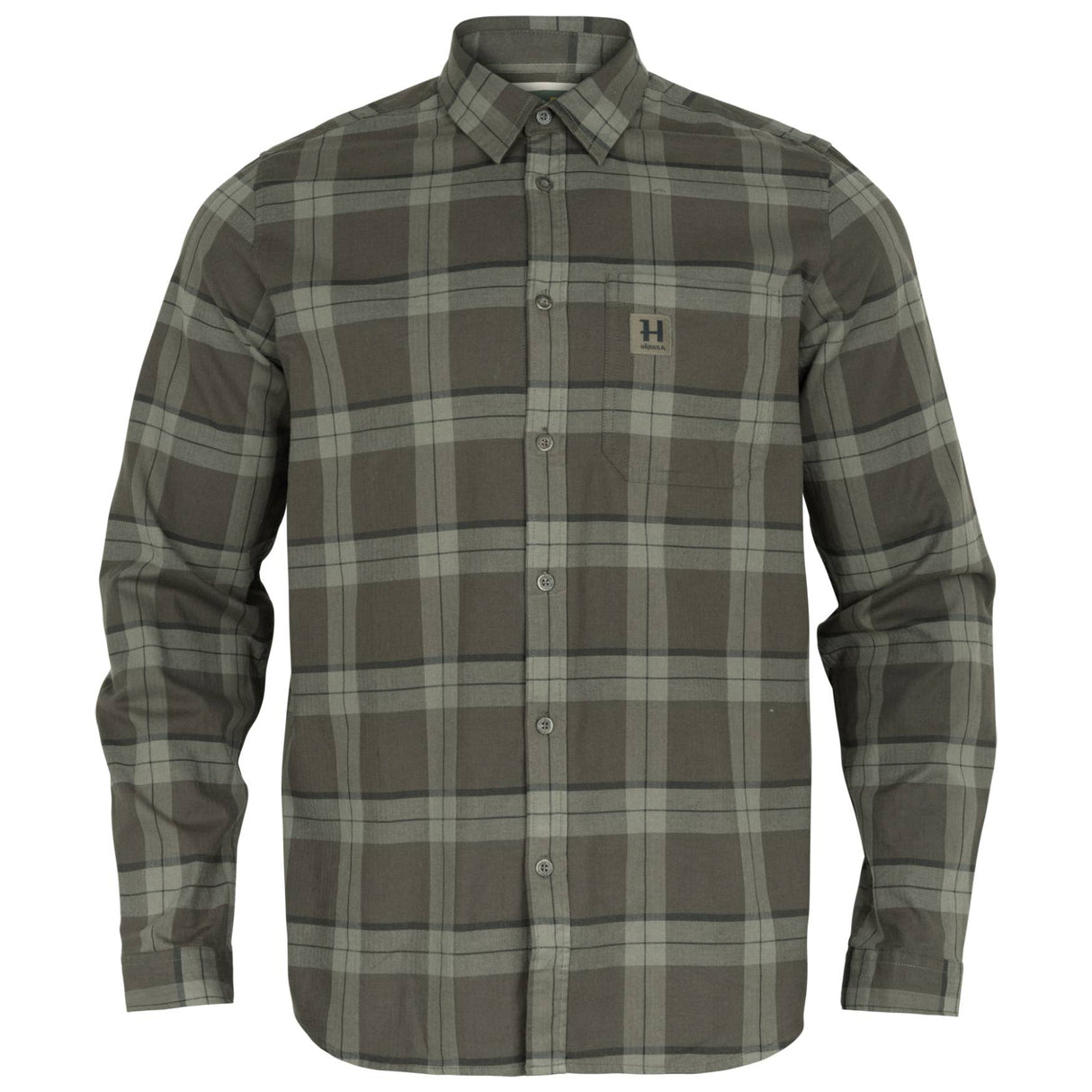 Härkila Fjell L/S Skjorte - Herre - Green Check