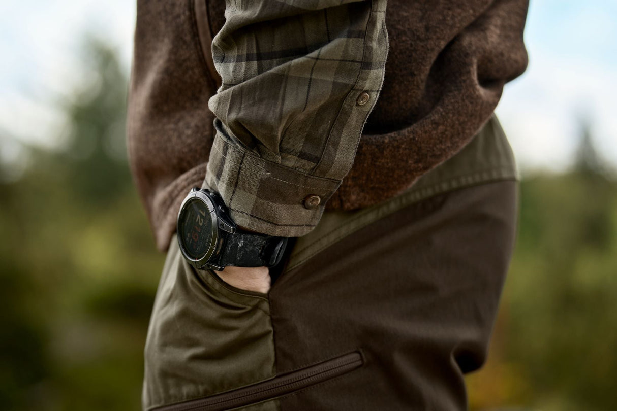 Härkila Fjell L/S Skjorte - Herre - Green Check