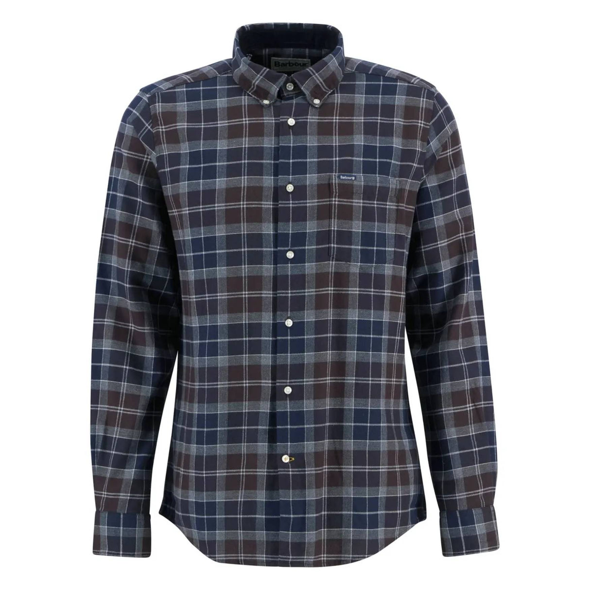 Barbour Fortrose Tailored Skjorte - Herre - Midnight Oak Tartan