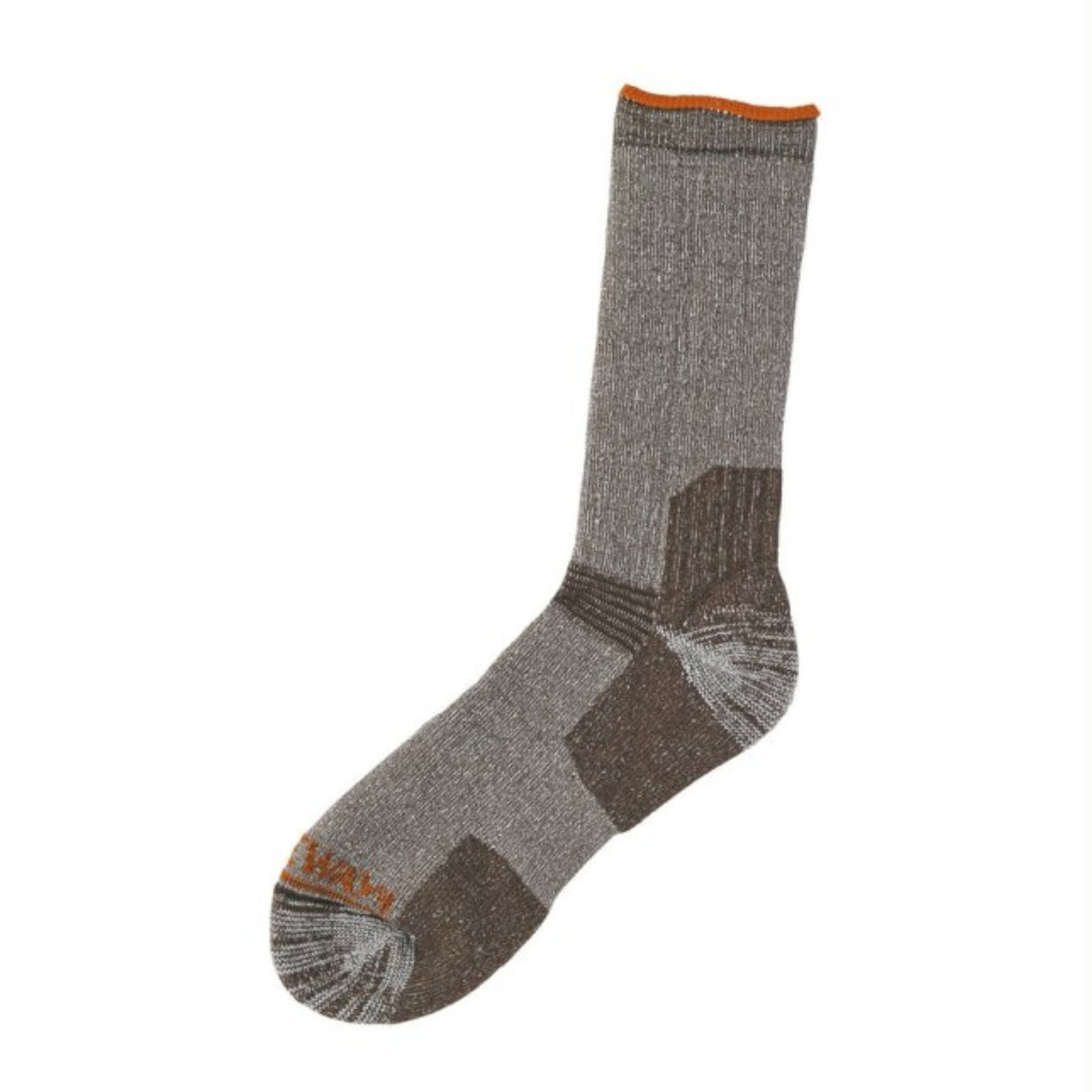 Gateway1 Ultra Calf Sok - Unisex - Dark Brown Melange