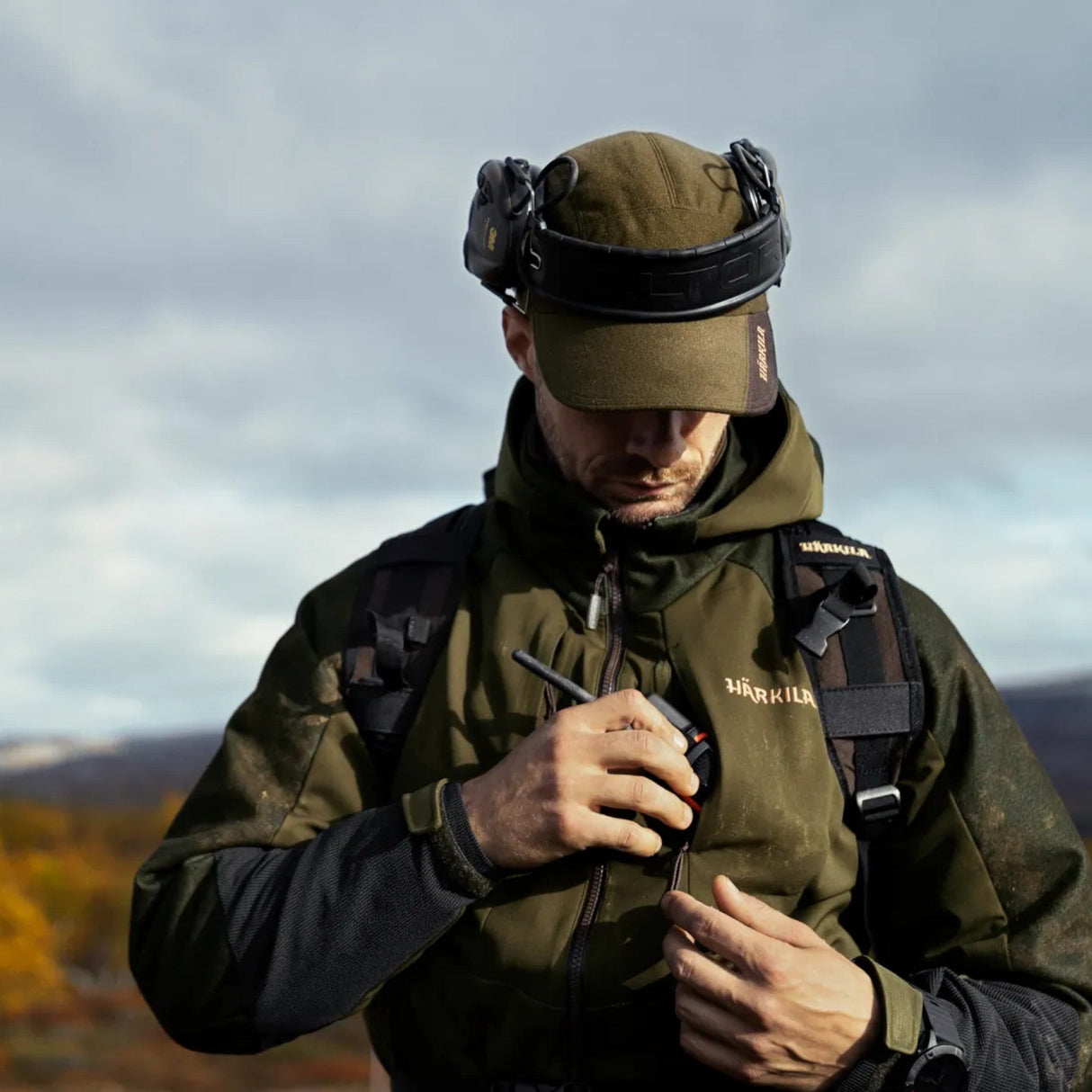 Härkila Mountain Hunter Hybrid jakke - Herre - Willow green